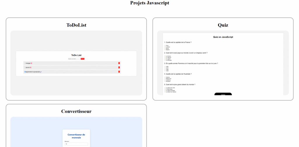 Projet Javascript